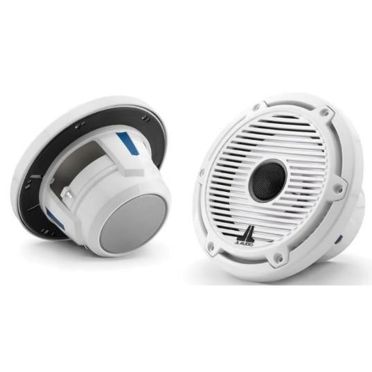 JL AUDIO 93712, M6-650X-C-GWGW, 6.5″ Coaxial,1″ tweeter, Gloss White Trim Ring (Gw),Gloss White Grille (Gw),Classic Grille