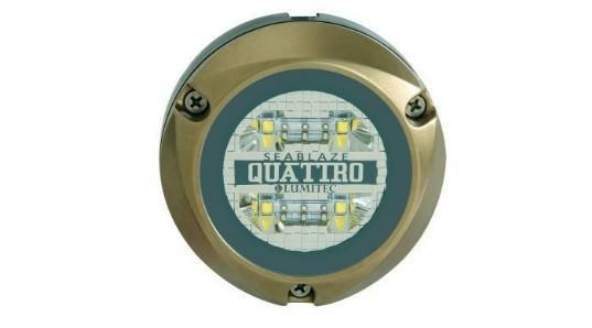 LUMITEC Zambezi Quattro Surface Mount Underwater Light – White/Blue