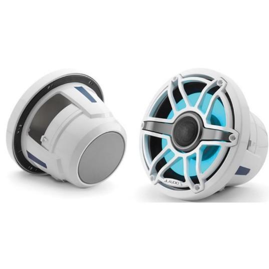 JL AUDIO M6-880X-S-GWGW-I,8.8-inch Coaxial,1″ tweeter,Gloss White Trim(Gw) Gloss White Grille (Gw)Cl,Sport Grille,ILLU