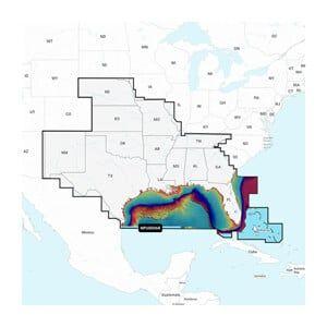GARMIN Navionics+ U.S. South, Navionics Platinum+ microSD/SD card NPUS006R