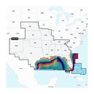 GARMIN Navionics Vision+ U.S. South – Lakes, Rivers and Coastal Marine Charts NVUS006R