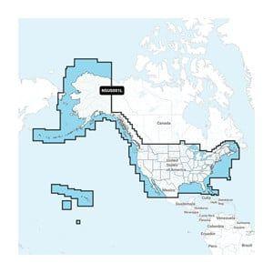 GARMIN Navionics+ U.S. & Coastal Canada, microSD/SD card NSUS001L