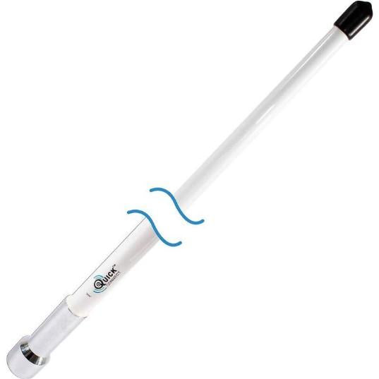SHAKESPEARE 4T’, 3dB QuickConnect VHF, w/ chrome ferrule (use QCM series mounts)