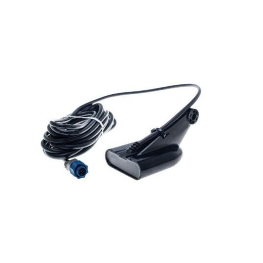 LOWRANCE 000-0106-77, HST – DFSBL 50/200kHz transom-mount skimmer depth/temp, Blue Conn.