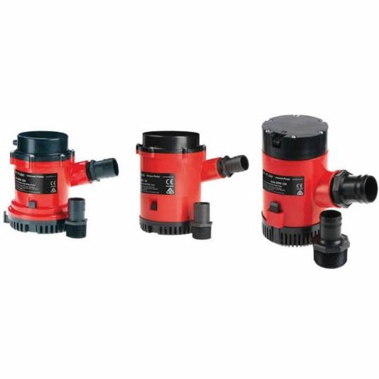 JOHNSON PUMPS 16004-00 HEAVY DUTY BILGE PUMP 1600 GPH 12V