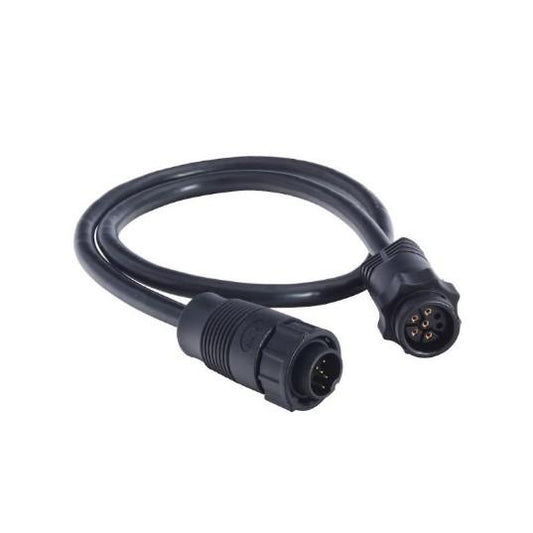 LOWRANCE 000-13313-001, 7PIN BLUE XDCR TO 9PIN BLACK ADAPTER