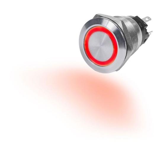 Switch Button SS 10A OFF-(ON) Red