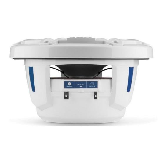 JL AUDIO M6-770X-S-GWGW, 7.7-inch Coaxial,1″silk tweeter,Gloss White Trim Ring, Gloss White Grille, Sport Grille